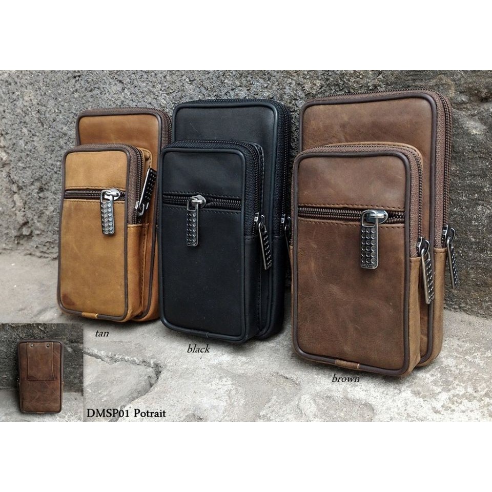 Dompet Hp Kulit asli, Sarung Hp kulit HPO01, Dompet smartphone kulit Asli