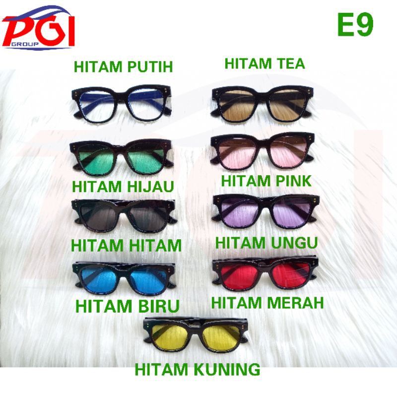 Kacamata Hitam Wanita/Pria Sunglasses Korean Fashion