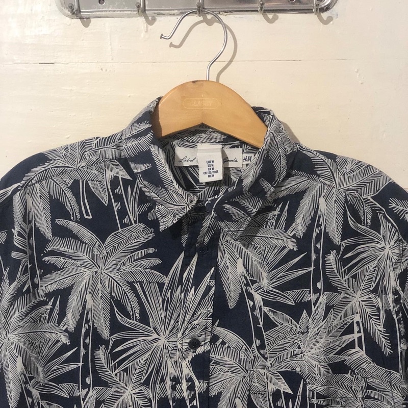 Kemeja Floral H&M ,flannel H&M,Flannel uniqlo