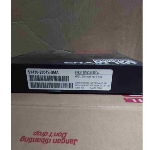 GEAR SET SMASH GIR DEPAN BELAKANG RANTAI SMASH NEW