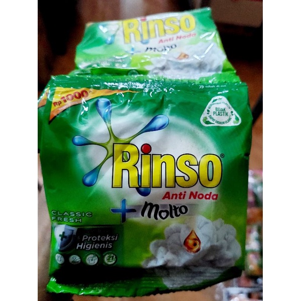 (Renceng Bubuk) Rinso / Daia / So klin 55 gr x 6 pcs