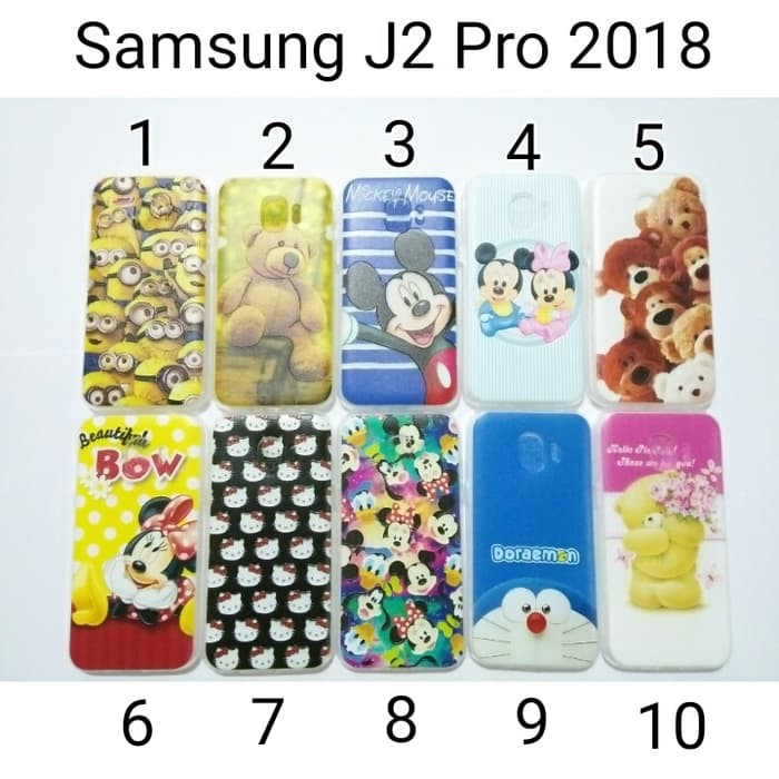 Kondom Cover Motif HP Samsung J2 Pro / Softcase J2 Pro 2018