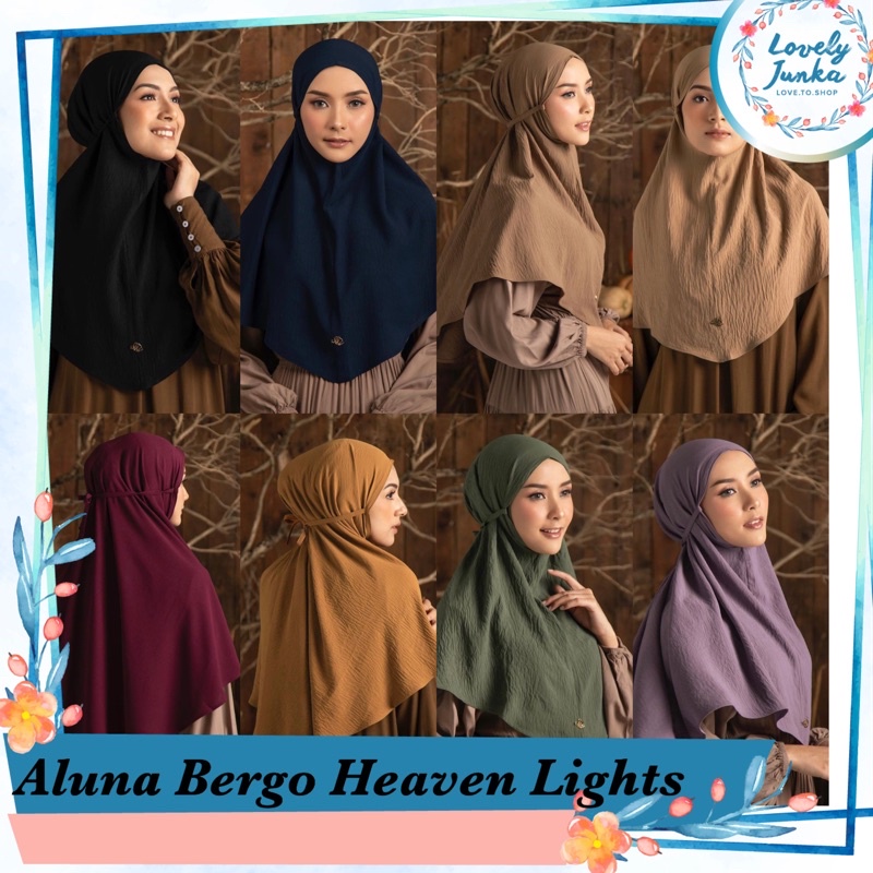 ALUNA BERGO HEAVEN LIGHTS (BLACK NAVY SCARLET CAPPUCINO TOFFEE HONEY LILAC NORI)
