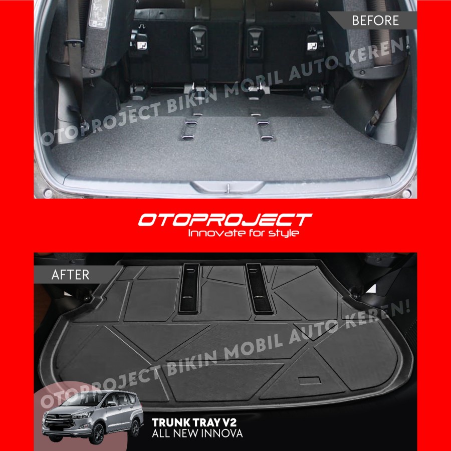 Trunk Tray / Karpet Bagasi All New Fortuner 2016