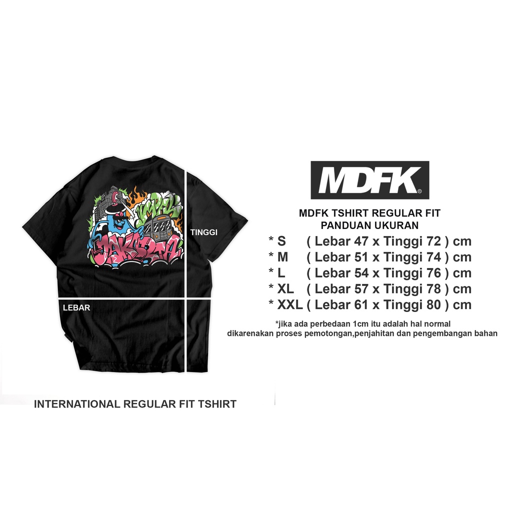 MDFK Rampage Graffiti Tshirt (Black)