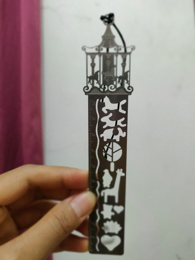 Ruler Bookmark/ Pembatas Buku Penggaris Korea Berongga