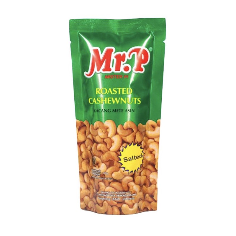 

Mr. P Kacang Mete Asin 80 Gram