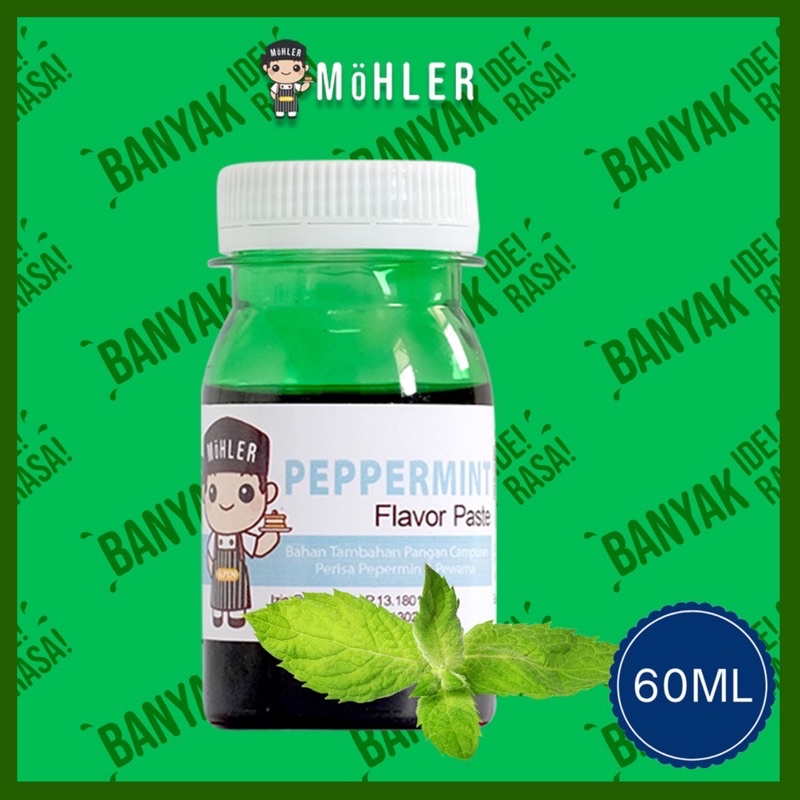 Pasta Perisa Pewarna MOHLER 60ml - PEPPERMINT