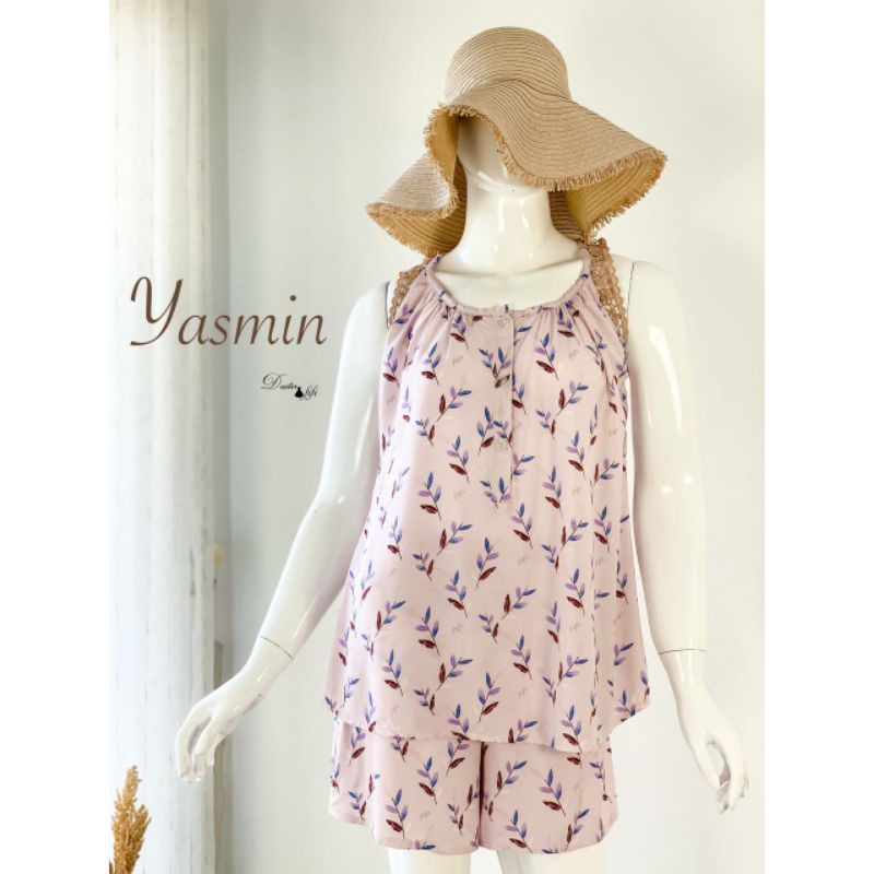 Daster seksi jumbo fifi yasmin Baju tidur wanita setelan sexy pakaian katun rayon premium xxl motif