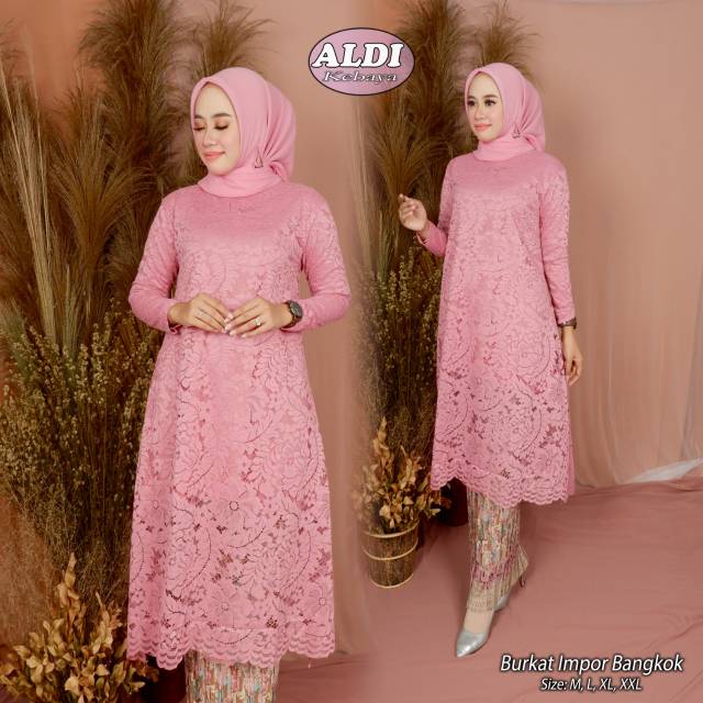 TUNIK MUSLIMAH - SET KEBAYA MODERN TUNIK BRUKAT - KEBAYA PESTA KEKINIAN