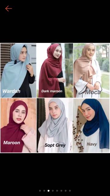 Pasmina Ceruty 20 Pcs Pilih warna