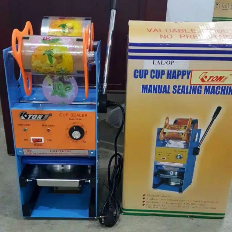 Mesin pres gelas/penyegel gelas cup/cupsealer