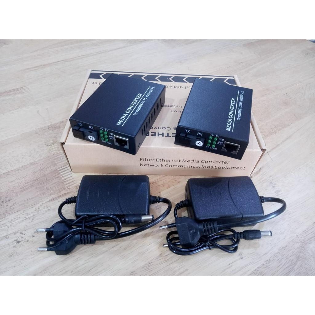 PoE Media Converter Single With POE 1 FO 1Lan Fiber Optic FO Reverse POE