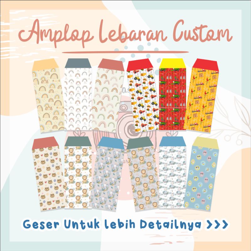 Amplop Lebaran 2024 / Amplop Lebaran 1445H / Amplop Custom / Amplop / Amplop Lebaran Custom