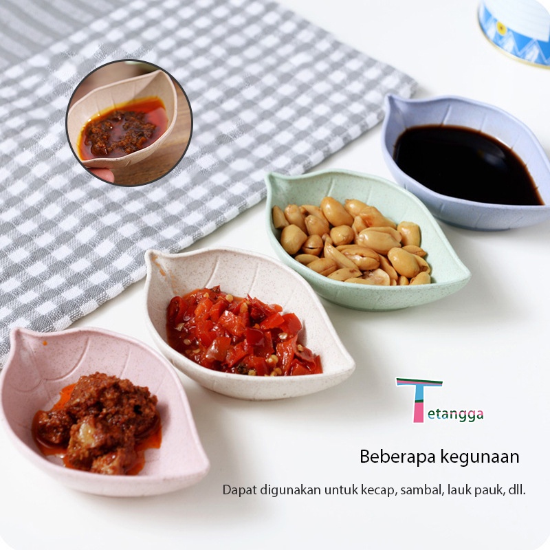PIRING SAUS MANGKOK DAUN TEMPAT SAMBAL KECAP IMPOR HIGH TEMPAT SAMBAL KECAP