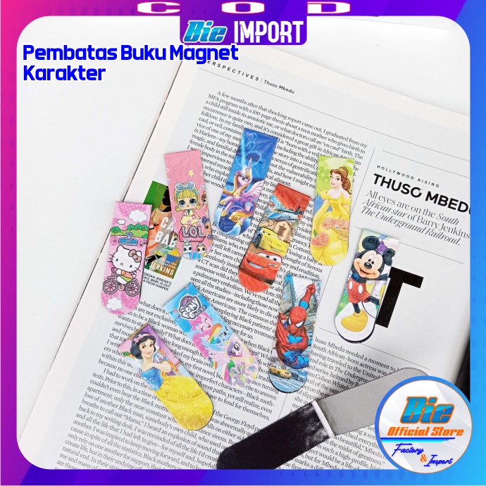 Stiky Note Magnet BTS Korea Impor / Pembatas Buku Magnet BTS