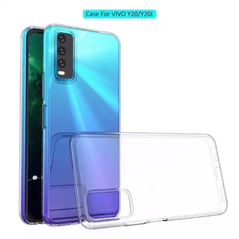 VIVO V21E V21 Y51A Y31 Y51 2020 Y1S V20 SE Y12S Y20 Y20i Y20S 2021 Sotfcase Bening Clear Silikon Transparan 2MM