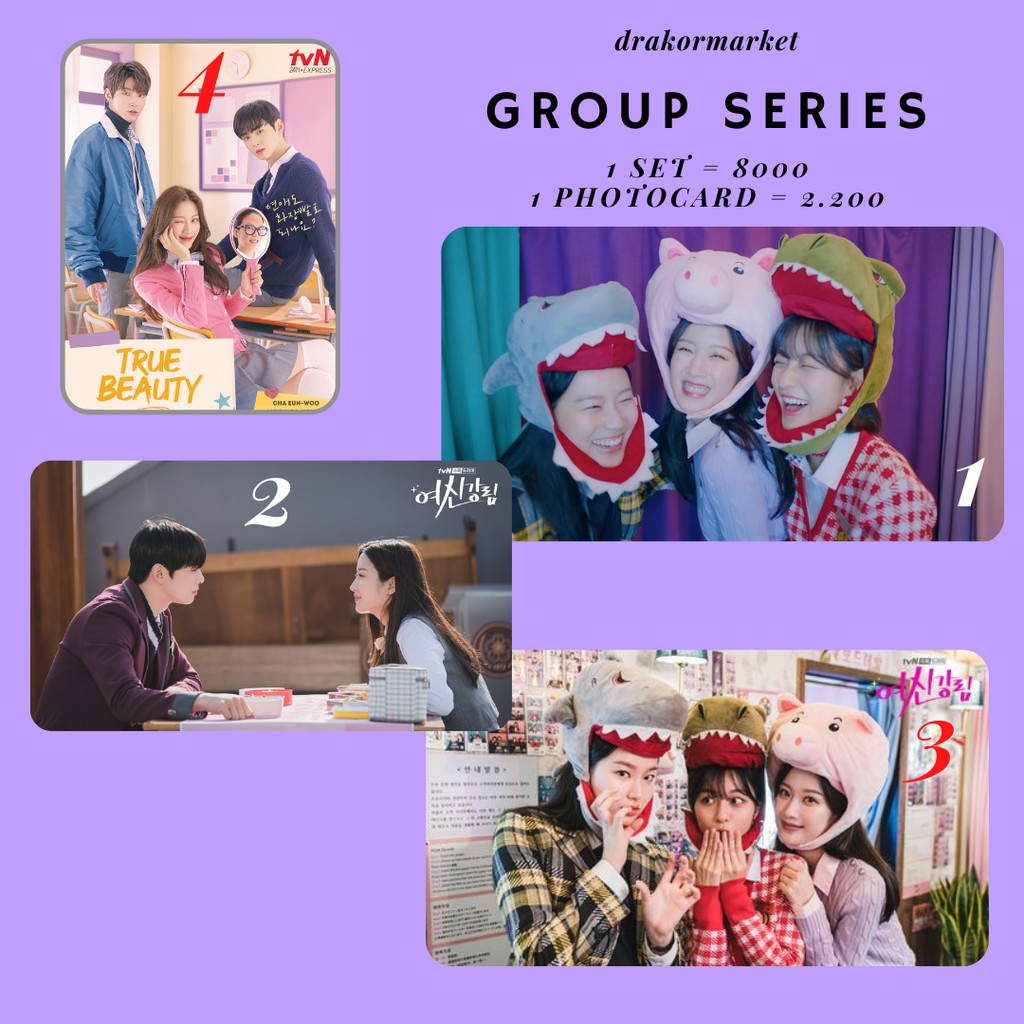 TRUE BEAUTY KIT PHOTOCARD GROUP SERIES SUHO SEOJUN JUKYUNG SOOJIN HWANG IN YEOP CHA EUN WOO READY