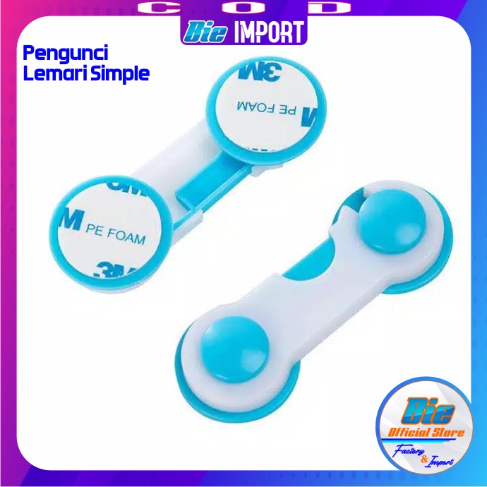 Kunci Pengaman Laci / Pintu Simpel Impor Best Seller