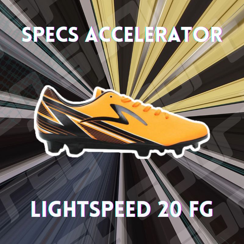 LIMITED Sepatu Bola Specs Accelerator Lightspeed 20 Fg Orange Pop NEW