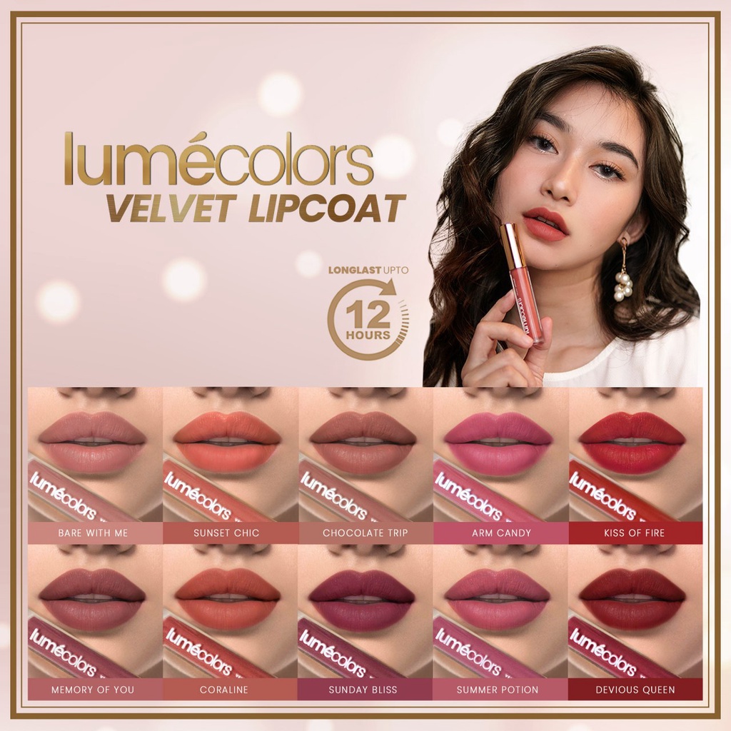 LUMECOLORS Lipstik VELVET LIPCOAT - Summer Potion 3ml-3