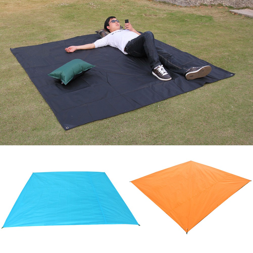 Au Waterproof Oxford Picnic Blanket Folding Camping Outdoor Beach Mat Rug Tarp Shopee Indonesia