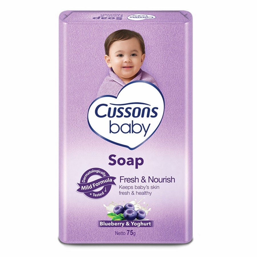 SABUN BAYI - CUSSONS BABY SOAP SOFT&amp;SMOOTH/MILD&amp;GENTLE/FRESH&amp;NOURISH