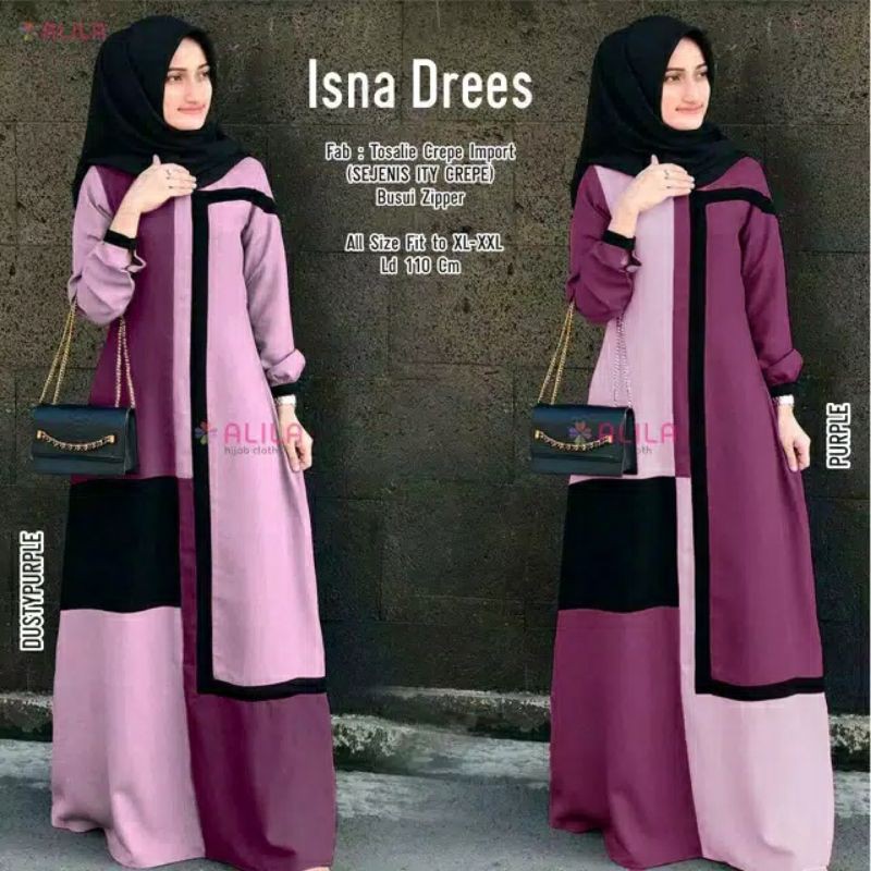 ISNA DRESS GAMIS JUMBO XXL