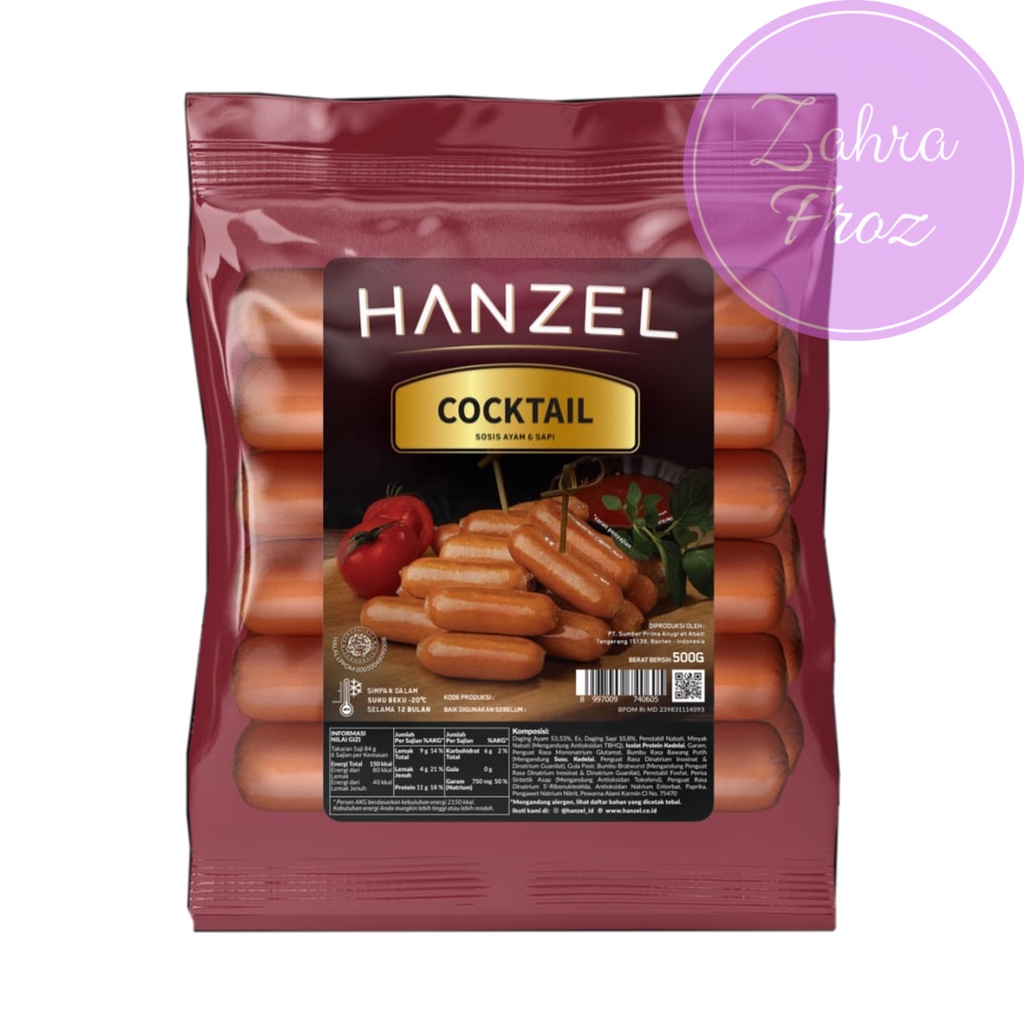 

HANZEL BEEF COCKTAIL 500 GR