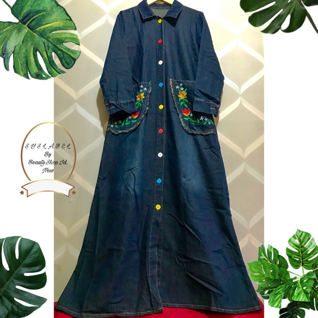 GAMIS JEANS SYS ELLE DRESS MIX BORDIR