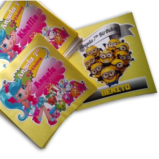 

❉ DIGITAL PRINTING/CETAK STIKER LABEL CHROMO A3 - Tanpa laminasi ➵