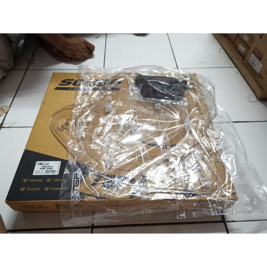 WINDSHIELD VISOR TGP SCUDO UNIVERSAL VARIO AEROX BEAT SUPRA REVO DLL