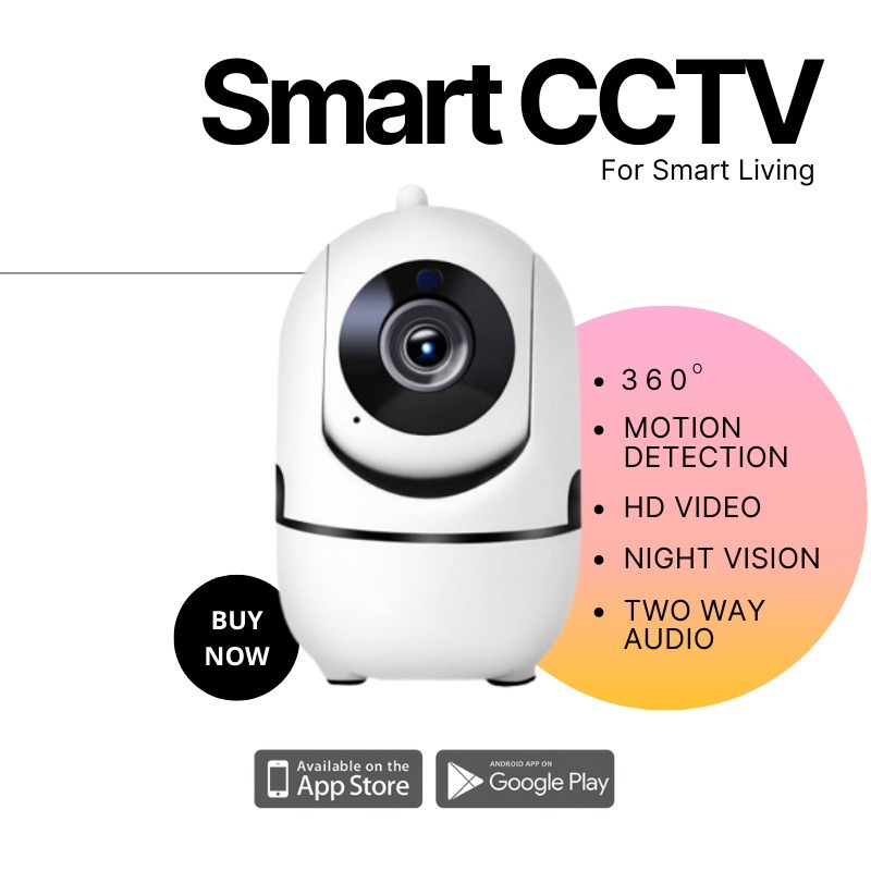 Smart CCTV wifi cctv wireless ip camera v380 360 kamera cctv baby monitoring Kamera CCTV