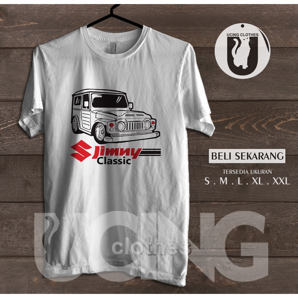 Kaos Baju Mobil Suzuki Jimny Classic Kaos Otomotif