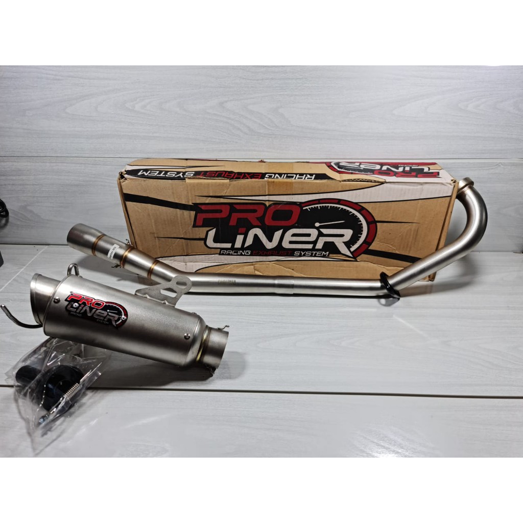 (PROLINER) FULL SYSTEM TR1 R SHORT KNALPOT R15 CB150 VIXION SONIC MX K46 FU CRF KLX TIGER-JUP MX OLD