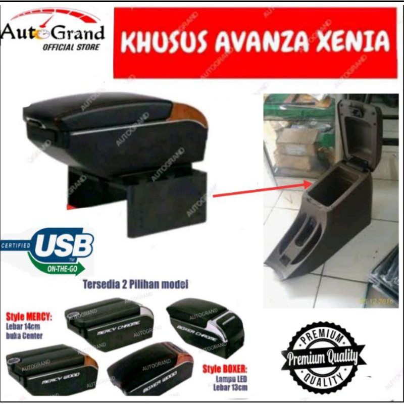 ARMREST XENIA AVaNZA - AUtoGrand Armrest Console Box Avanza Xenia