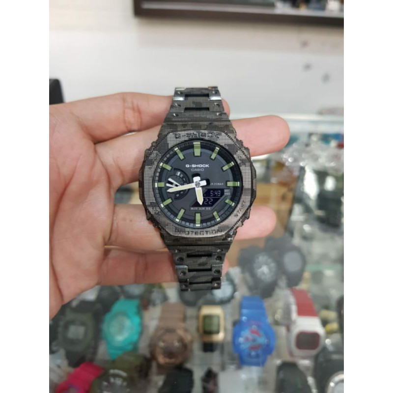 Jam Tangan G-Shock GA-2100 GA 2100 TCM Custom Strap AP Army Look