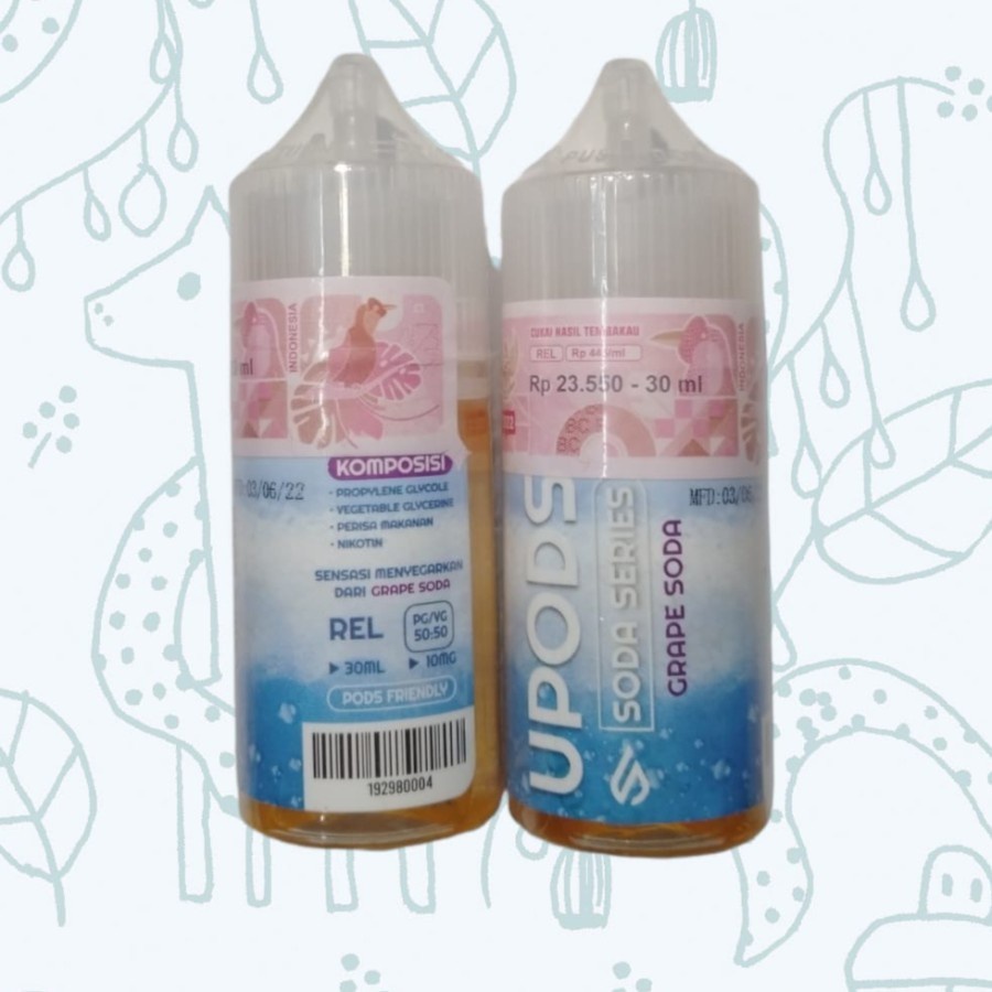 E-LIQUID UPODS SODA SERIES AUTHANTIC LIQUID 30ML 10MG