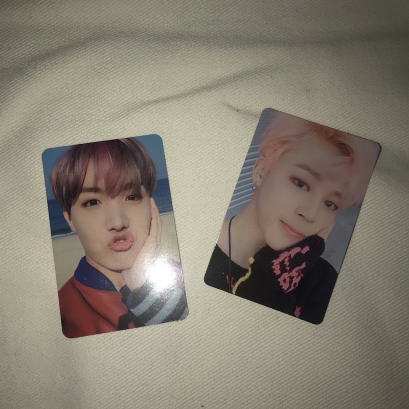 bts photocard jimin & jhope from album ynwa (you never walk alone)