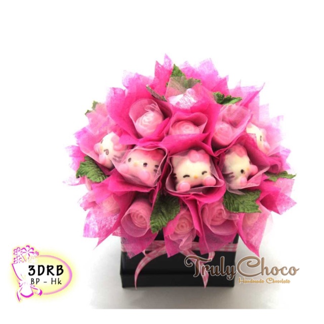 

Trulychoco - Cokelat Buket Bunga Hellokitty