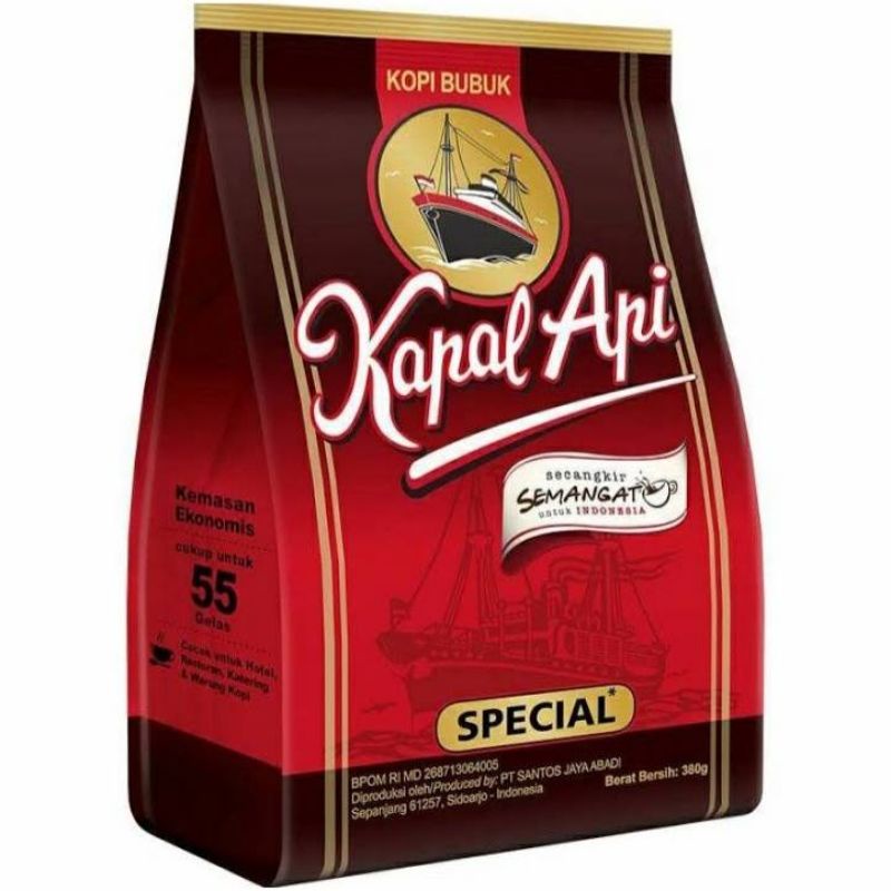 

KOPI KAPAL API SPECIAL MERAH 350 gram Kopi bubuk instan 350 gr