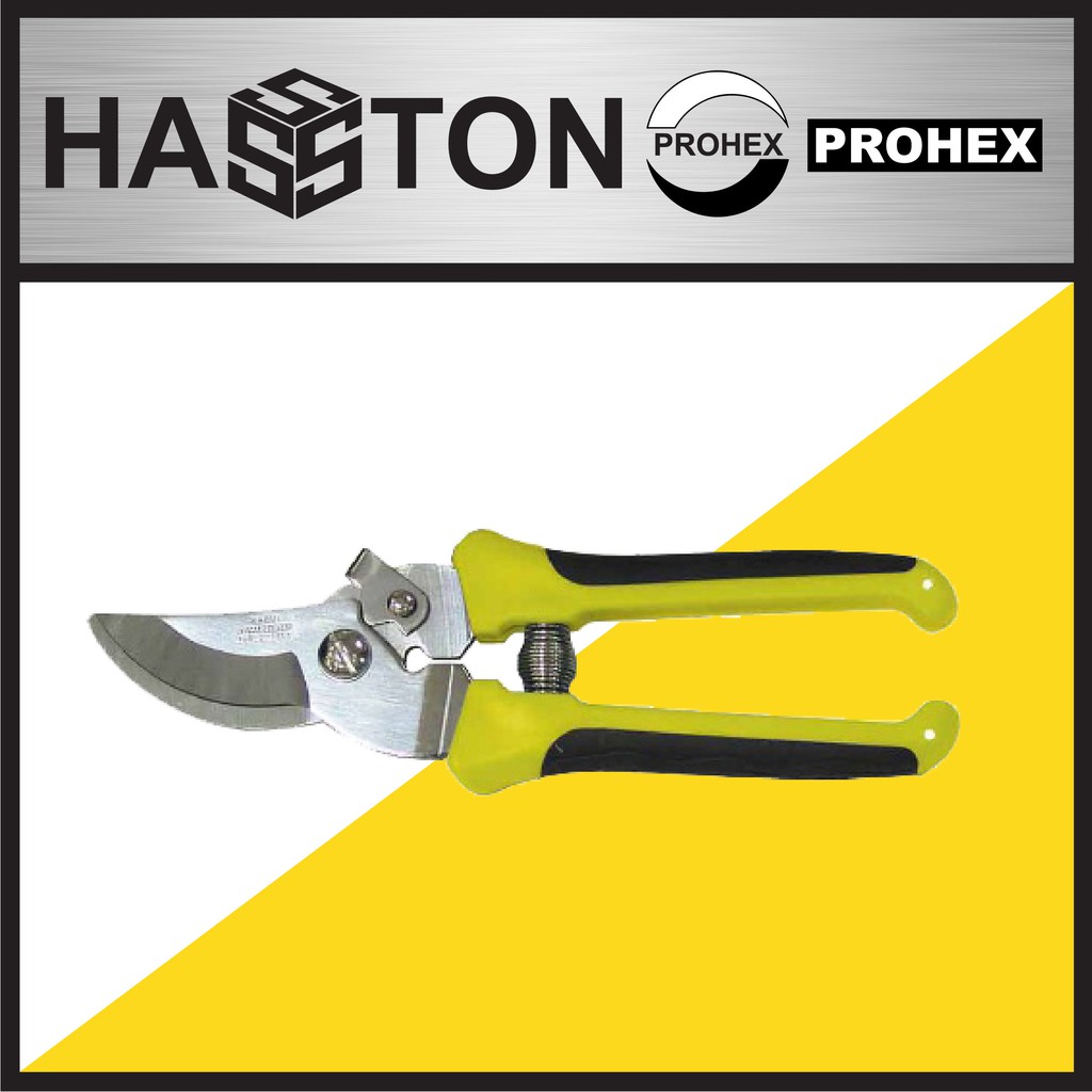 

HASSTON Gunting Bunga Handgrip Karet 2 Warna (1353-005)