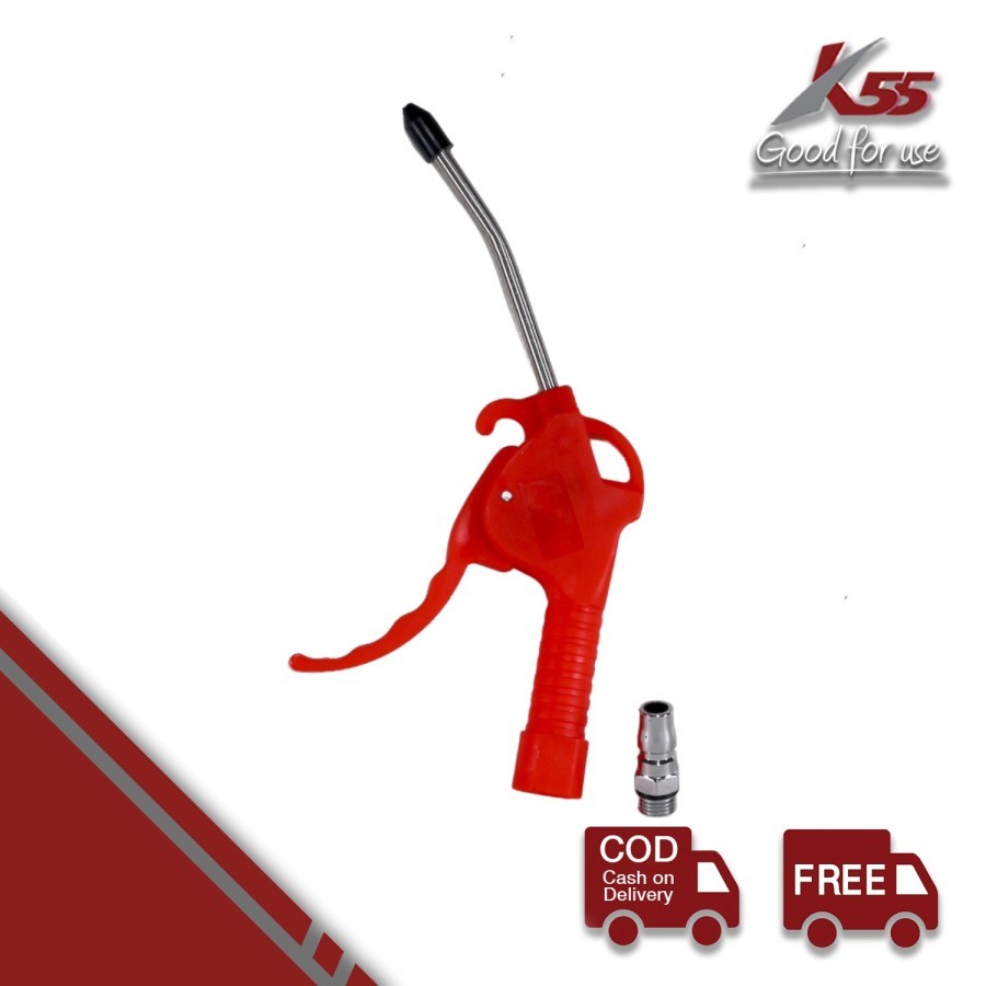 K55 AIR BLOW gun duster Plastik Semprot Kepala Angin Kompresor