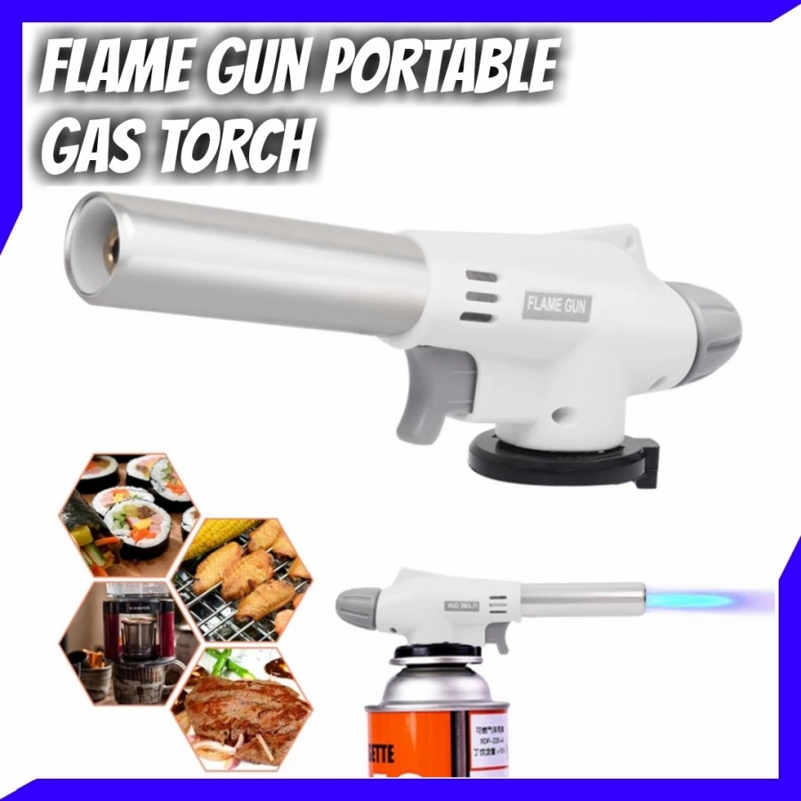 Kepala Gas Portable / Las Fire Blow Torch / Flame Gun Tembakan Api Gas