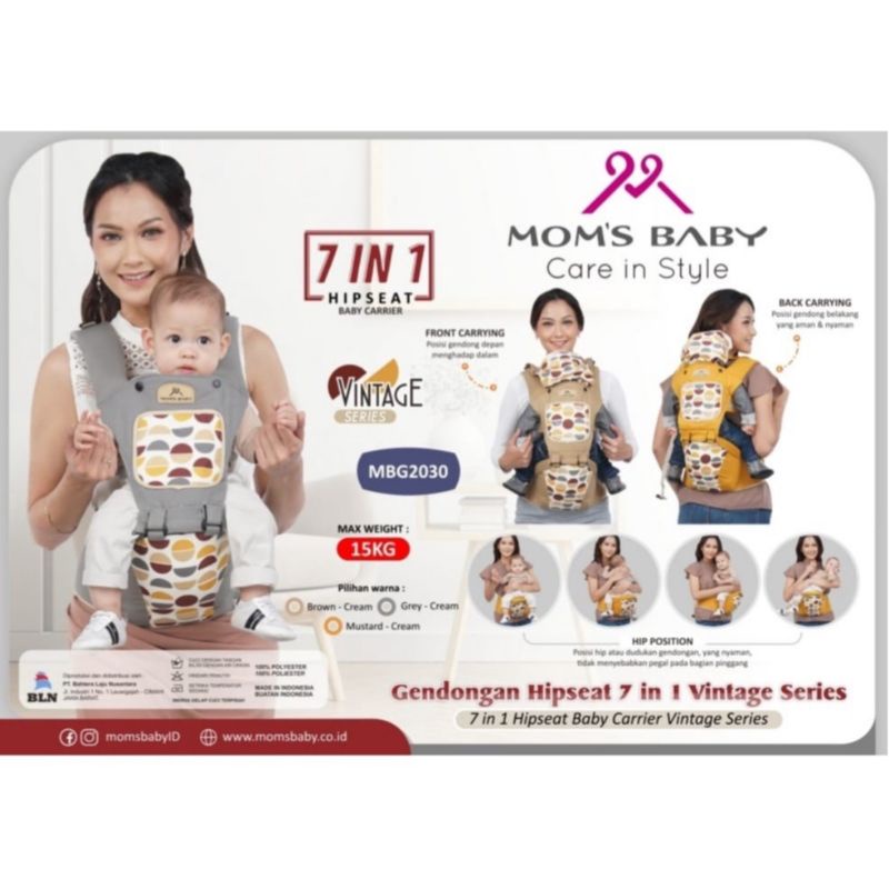 gendongan bayi hipseat moms baby mbg 2030