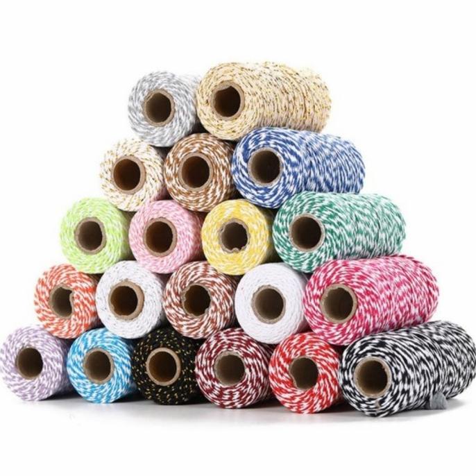 

tali rami 2 ply 100m warna untuk packing craft / gift wrapping CUCI GUDANG