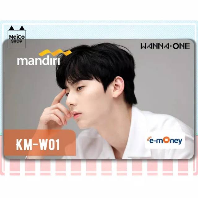 

[KM-WO01] Sticker E-money Mandiri Meico - Wannaone Minhyun