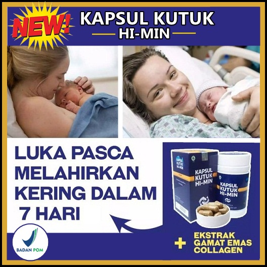 Kapsul Kutuk Hi min mengeringkan luka pasca operasi dan Menghilangkan pembengkakan ORIGINAL BPOM Kap