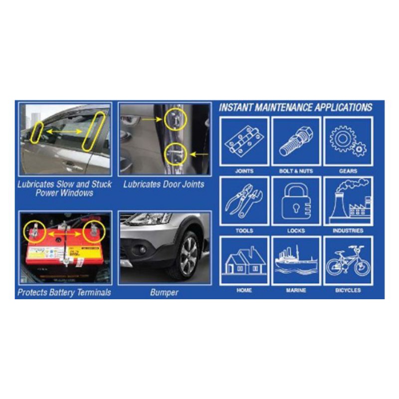 STP Silicone Spray Lubricant Pelumas Anti Karat Mobil Power Window 300ml