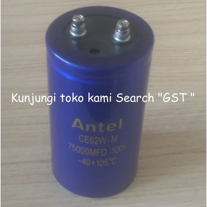 Elco Power 75000uf MFD 100V Capasitor kapasitor 75000 uf 100 volt